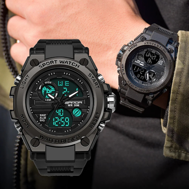 COMBO RELOJ TACTICO MILITAR SOLDIER  + AUDIFONOS M10 [EL MÁS RESISTENTE DEL MUNDO]