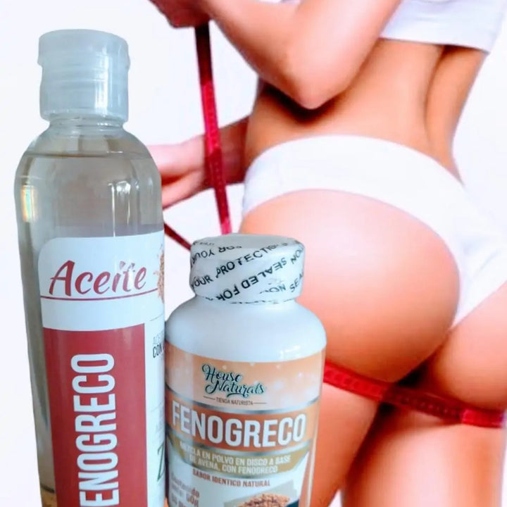 Super combo dos aceites de fenogreco  X 250 ml c/u