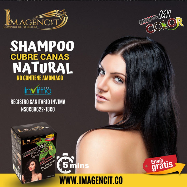 Shampoo Cubre Canas 100% Natural®