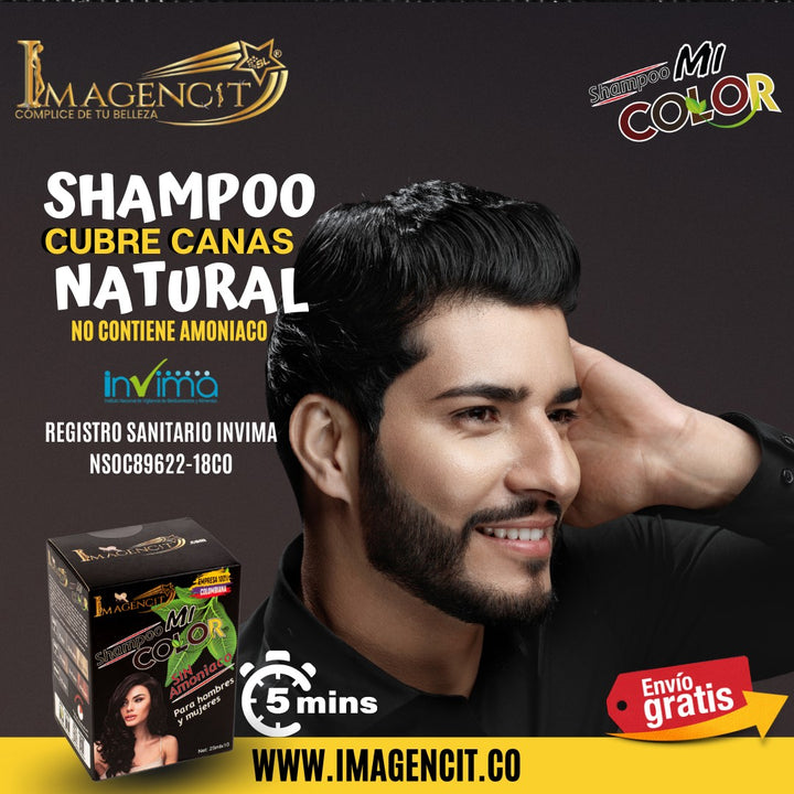 Shampoo Cubre Canas 100% Natural®