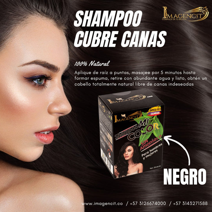 Shampoo Cubre Canas 100% Natural®