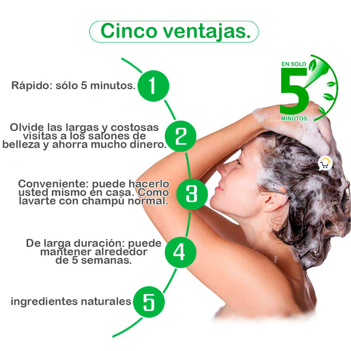 Shampoo Cubre Canas 100% Natural®